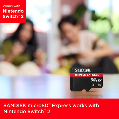 Karta pamięci microSDXC SanDisk Express, 128Gb, Klasa 10 / UHS-1 U3 SDSQXFN-128G-GN4NN