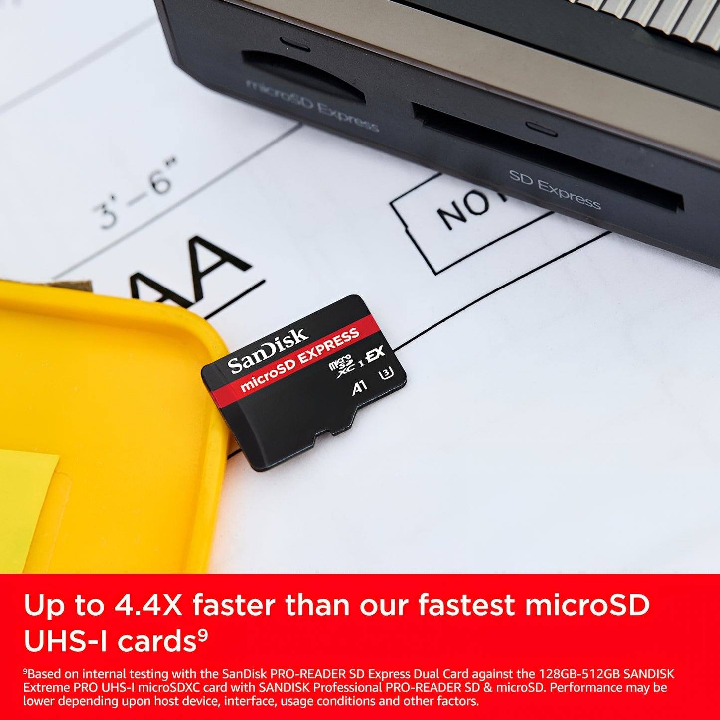 Karta pamięci microSDXC SanDisk Express, 128Gb, Klasa 10 / UHS-1 U3 SDSQXFN-128G-GN4NN