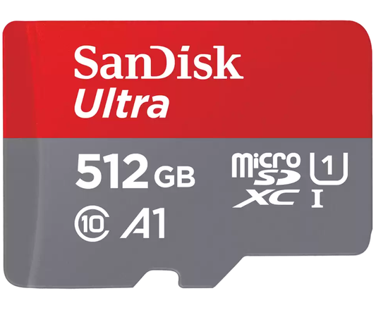 Karta pamięci microSDXC SanDisk Ultra Android A1, 512Gb, Klasa 10 / UHS-1 U1 SDSQUAC-512G-GN6MN