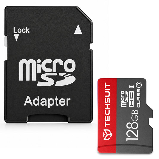 Karta pamięci microSDXC Techsuit THCM26, 128GB, Klasa 10, z adapterem