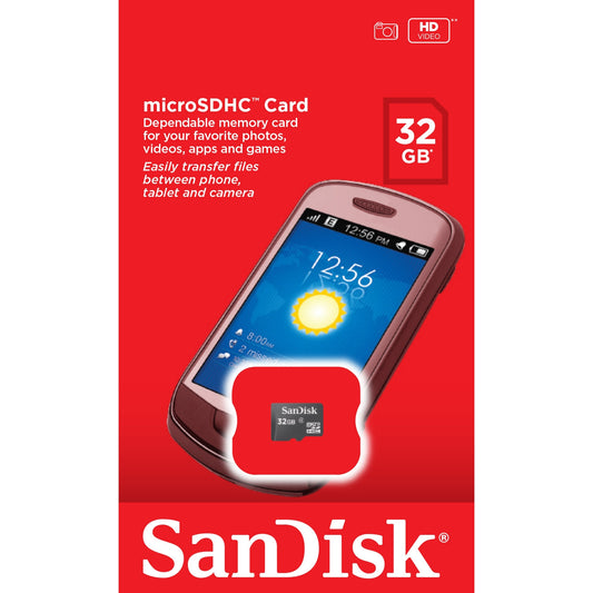 Karta pamięci microSDHC SanDisk Ultra, 32Gb, Klasa 4