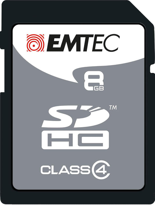 Karta pamięci SDHC Emtec EliteSilver, 8Gb, Klasa 4 ECMSD8GHC4