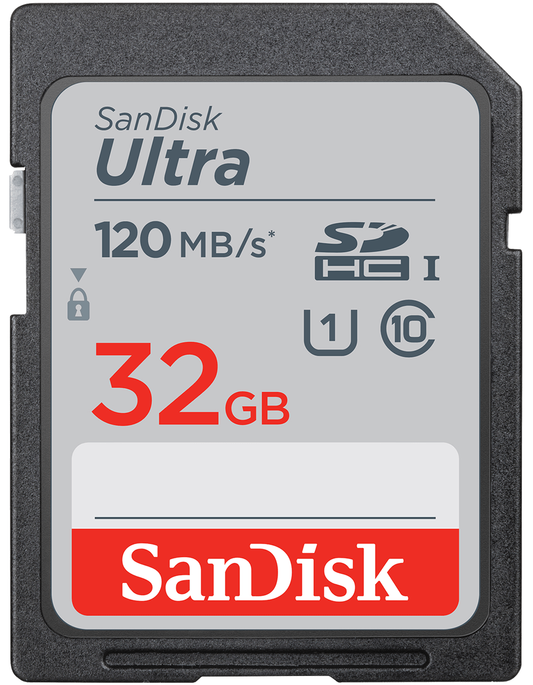 Karta pamięci SDHC SanDisk Ultra, 32Gb, Klasa 10 / UHS-1 U1 SDSDUN4-032G-GN6IN