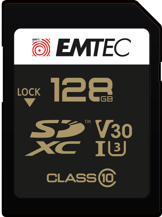 Karta pamięci SDXC Emtec SpeedIn Pro, 128Gb, Klasa 10 / UHS-1 U3 ECMSD128GXC10SP