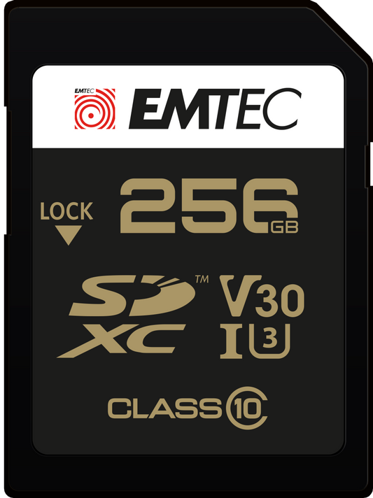 Karta pamięci SDXC Emtec SpeedIn Pro, 256Gb, Klasa 10 / UHS-1 U3 ECMSD256GXC10SP