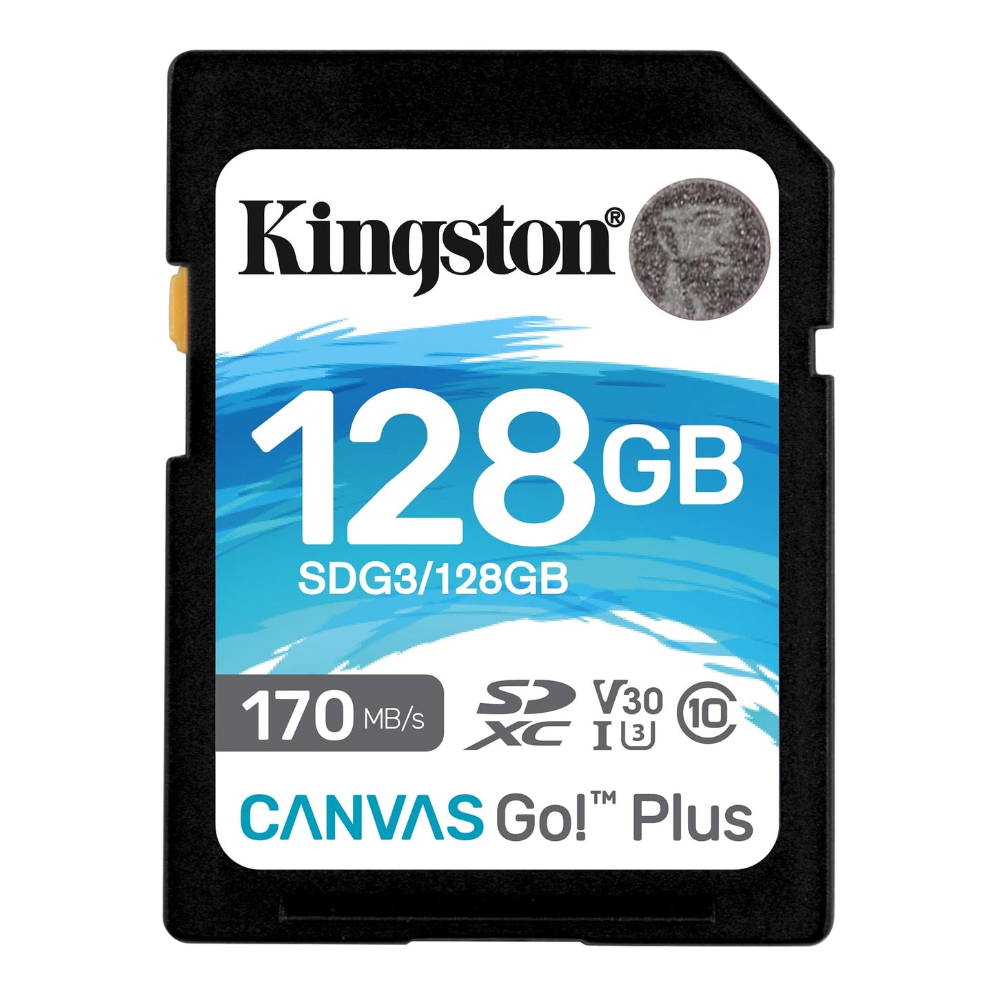 Karta pamięci SDXC Kingston Canvas Go Plus, 128 GB, klasa 10 / UHS-1 U3 SDG3/128 GB