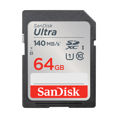 SanDisk Ultra SDXC Memory Card, 64Gb, Class 10 / UHS-1 U1 SDSDUNB-064G-GN6IN