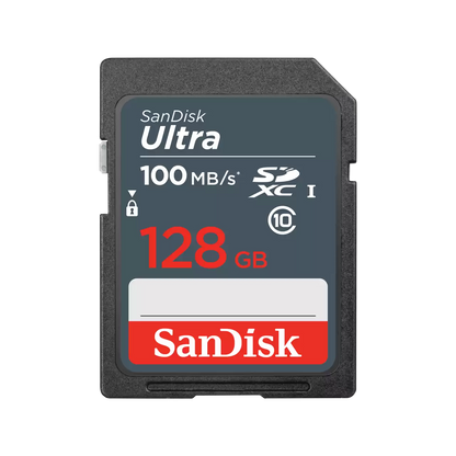 Karta pamięci SDXC SanDisk Ultra, 128GB, Klasa 10 SDSDUNR-128G-GN3IN