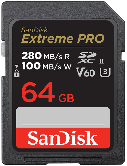 Karta pamięci SDXC SanDisk Extreme Pro, 64GB, Klasa 10 / UHS-2 U3 SDSDXEP-064G-GN4IN