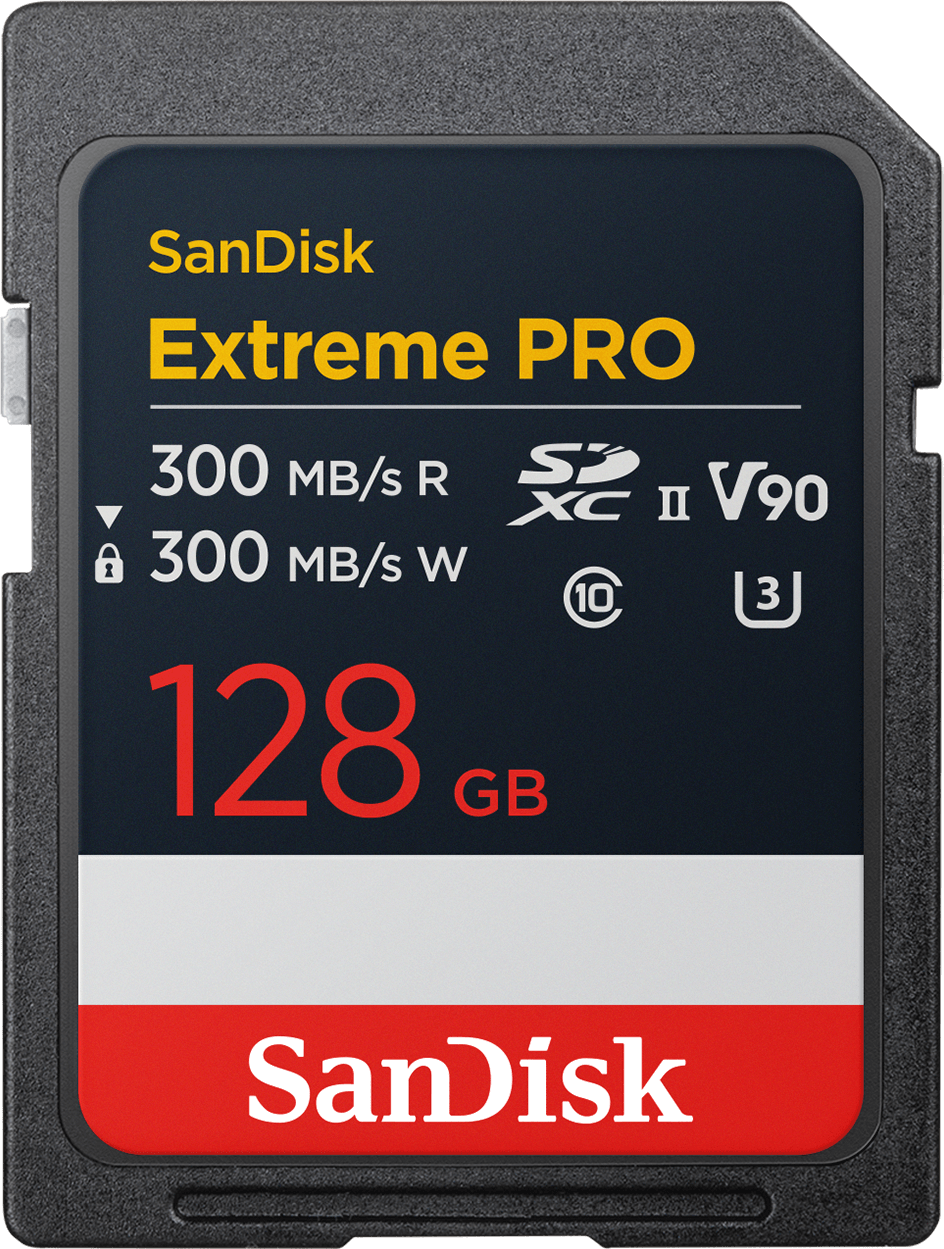 Karta pamięci SDXC SanDisk Extreme Pro, 128GB, Klasa 10 / UHS-2 U3 SDSDXDM-128G-GN4IN