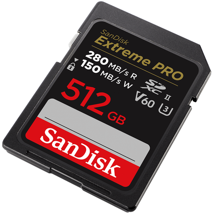 Karta pamięci SDXC SanDisk Extreme Pro, 512GB, Klasa 10 / UHS-2 U3 SDSDXEP-512G-GN4IN