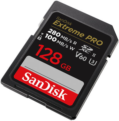 Karta pamięci SDXC SanDisk Extreme Pro, 128GB, Klasa 10 / UHS-2 U3 SDSDXEP-128G-GN4IN