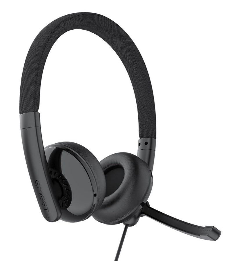 USB-C / USB-A Call Center Headset EMEET GeniusCall HS50, Black