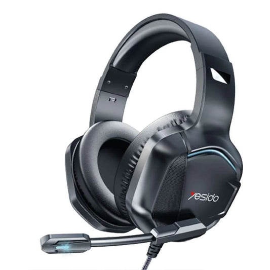 Gaming Headphones 3.5mm Yesido EK01, RGB, 1.2m, Black