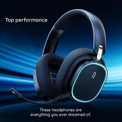 Casti Gaming Wireless Baseus AeQur GH02, RGB, BT / Wi-Fi / Wired, Negre A00050800113-Z1