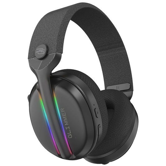Słuchawki Gamingowe Bezprzewodowe Proove Glimmer, RGB, BT / Wi-FI / Przewodowe, Czarne WHGL00022001