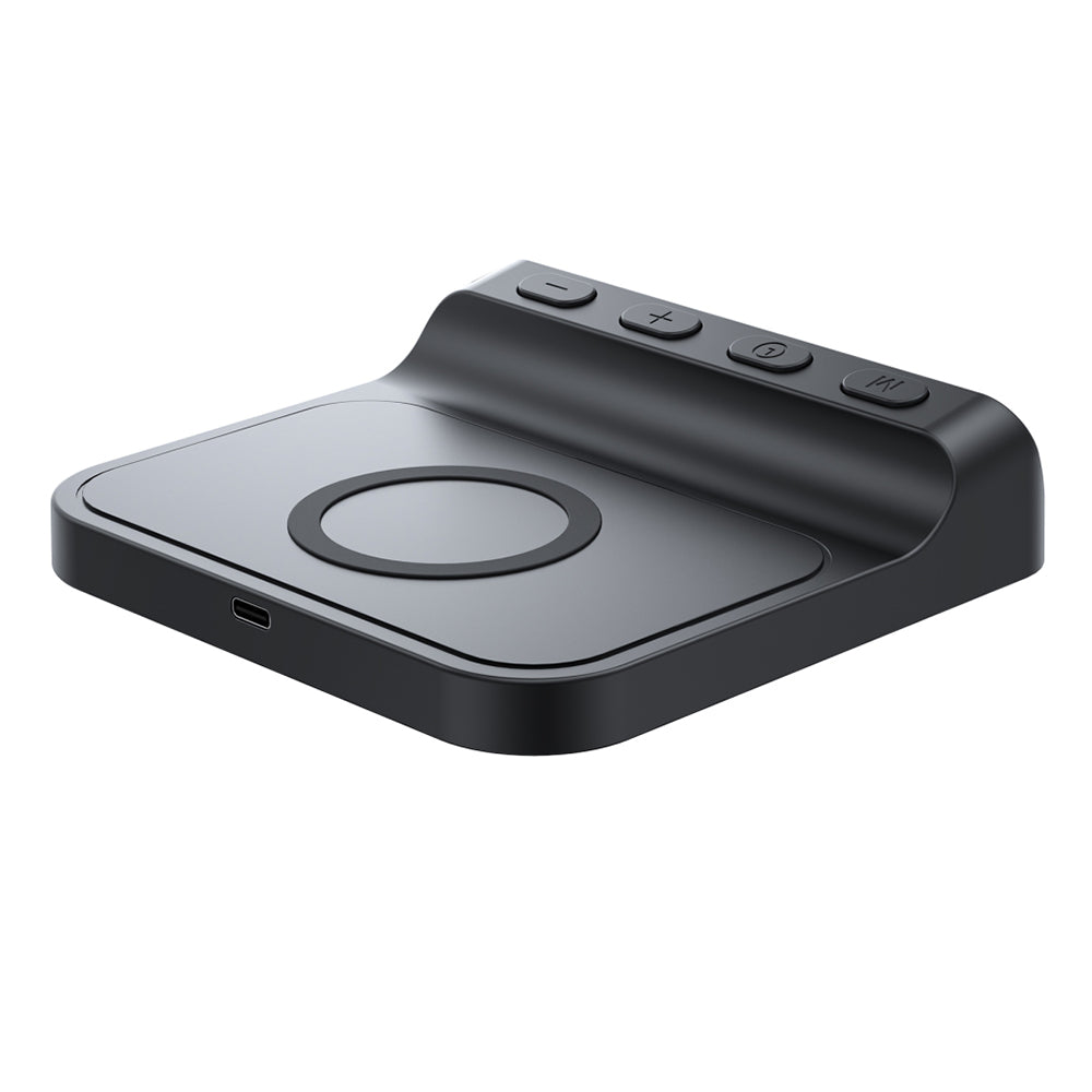 Zegar cyfrowy HAVIT W3031 z ładowaniem bezprzewodowym QI, Czarny