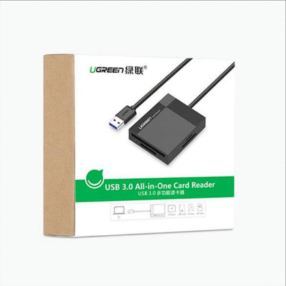 Czytnik kart USB 3.0 UGREEN CR125, SD - microSD - CF - MS, Czarny
