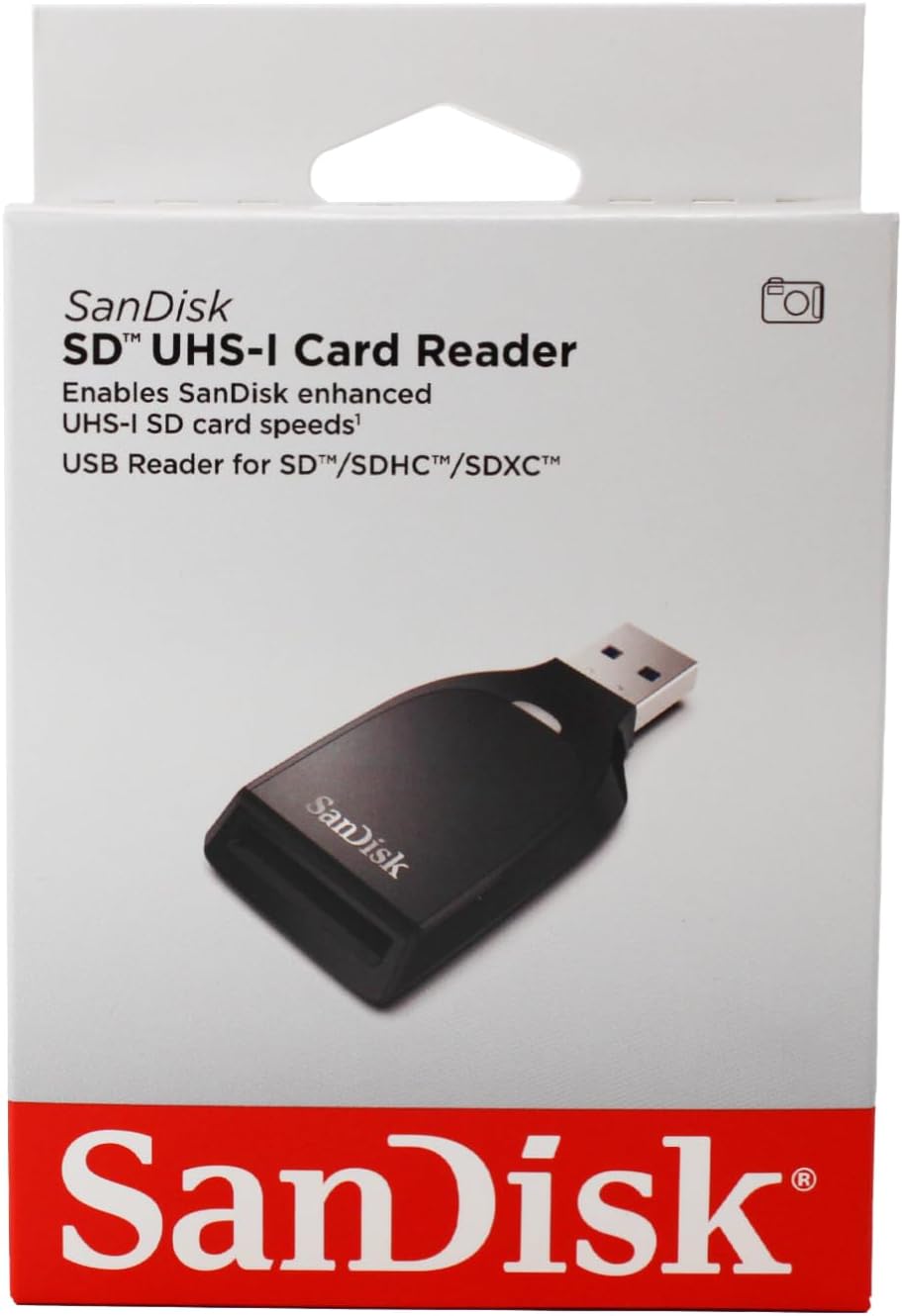 Czytnik kart USB 3.0 SanDisk, SD, Czarny SDDR-C531-GNANN