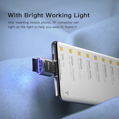 Czytnik kart USB-C Yesido GS19, USB-A (OTG) - microSD, Szary