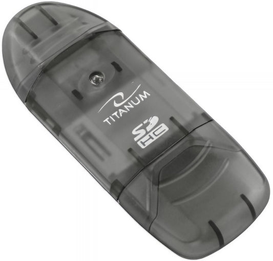 Czytnik kart USB Esperanza Titanum TA101K, SD, Czarny