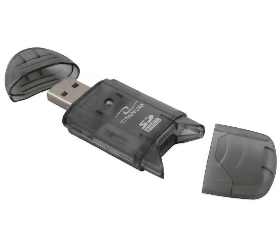 Czytnik kart USB Esperanza Titanum TA101K, SD, Czarny