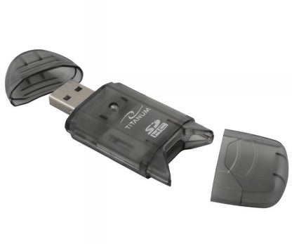Czytnik kart USB Esperanza Titanum TA101K, SD, Czarny