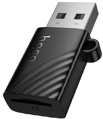 USB Card Reader HOCO HB53, microSD, Black