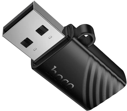 USB Card Reader HOCO HB53, microSD, Black