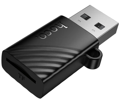 USB Card Reader HOCO HB53, microSD, Black