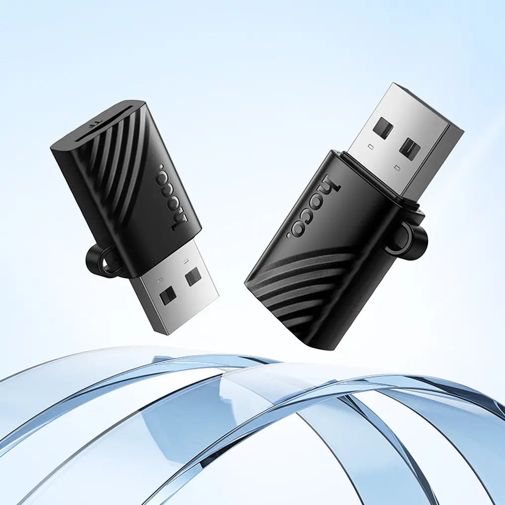 USB Card Reader HOCO HB53, microSD, Black