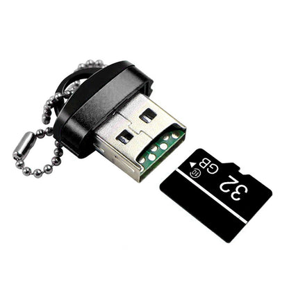 Czytnik kart USB OEM CR01, microSD, czarny