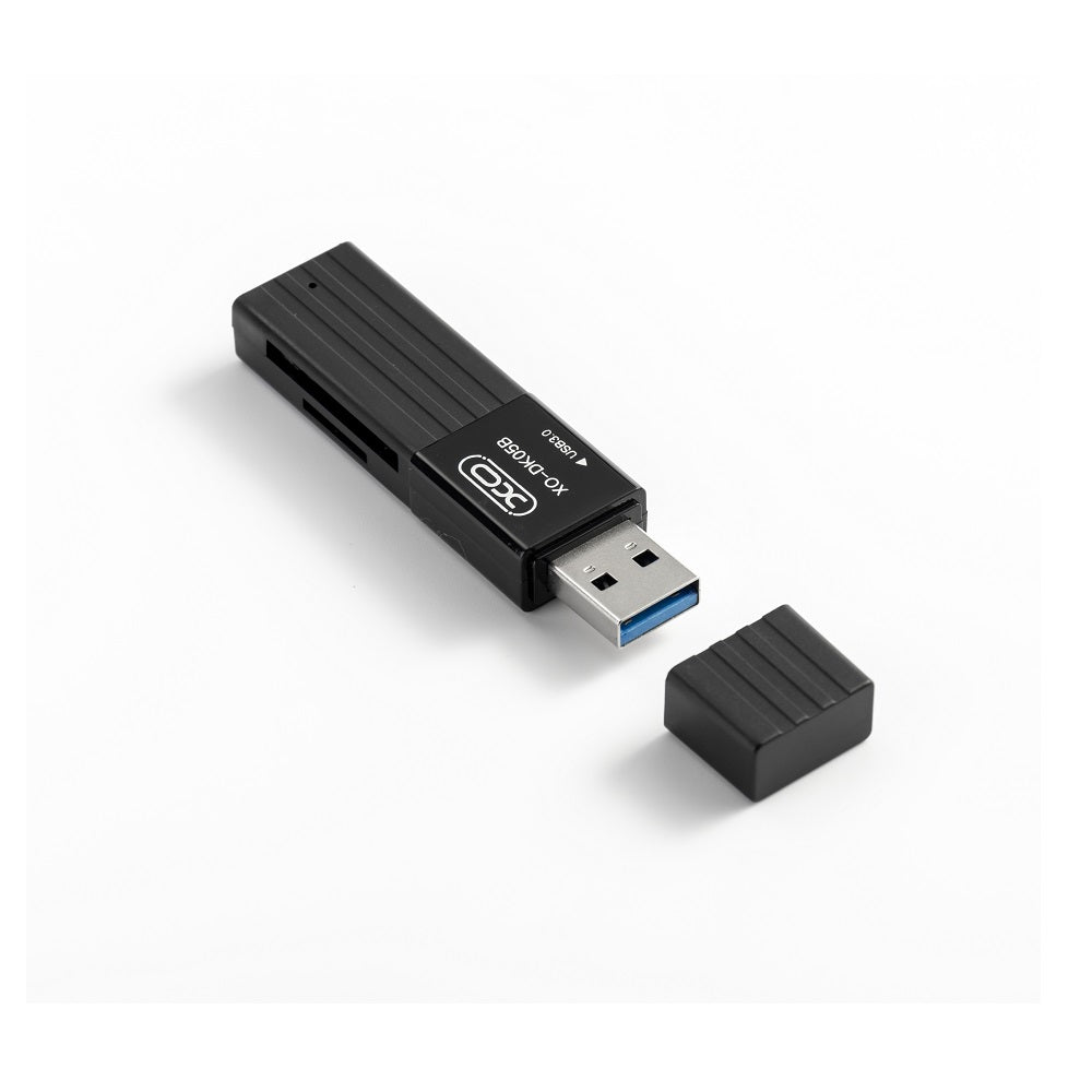 Czytnik kart USB 3.0 XO Design DK05B, SD - microSD, Czarny