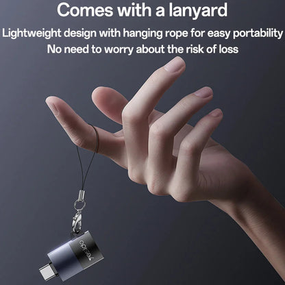 Czytnik kart USB Yesido GS37, microSD, Czarny