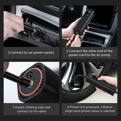 Kompresor samochodowy Baseus Air Pump, ponownie zapakowany CRCQ000001