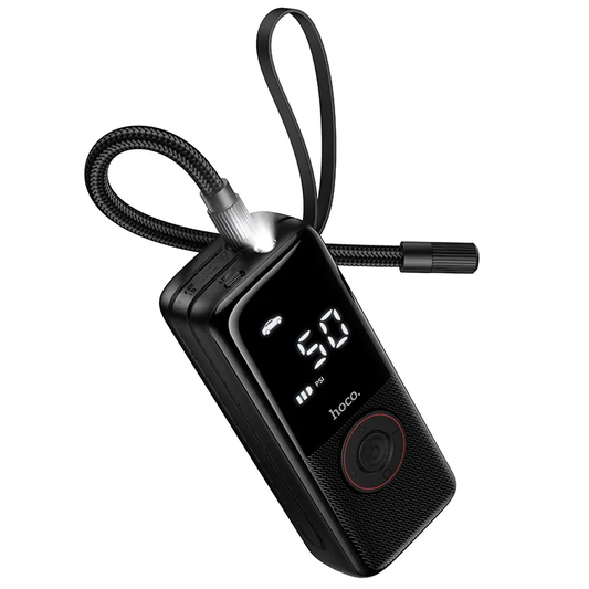 Kompresor samochodowy HOCO ZP18, Czarny