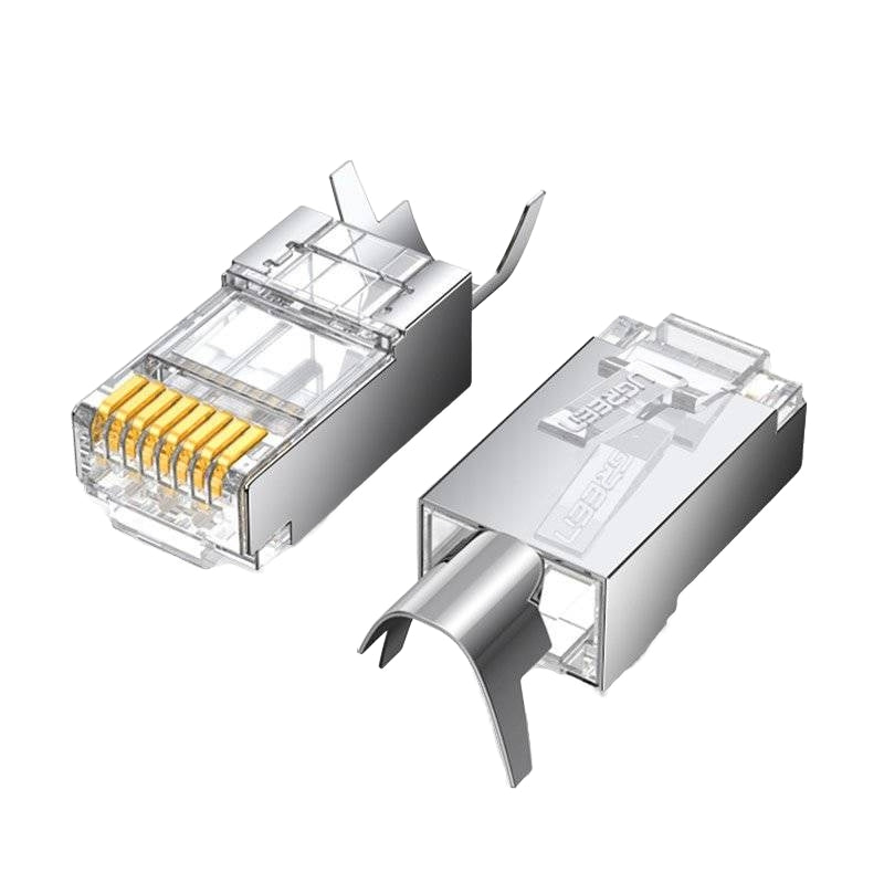 Złącze sieciowe UGREEN NW123, RJ45, Cat6A/7, zestaw 10 sztuk