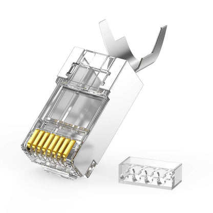 Złącze sieciowe UGREEN NW123, RJ45, Cat6A/7, zestaw 10 sztuk