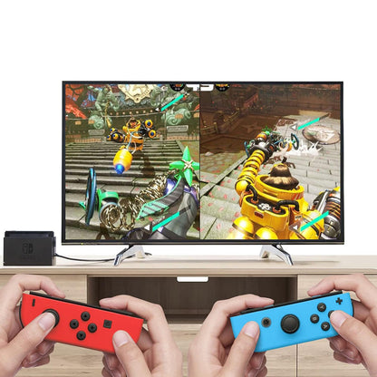 Kontroler Techsuit THSWC do Nintendo Switch / Switch OLED / Switch Lite, Czerwono-Niebieski