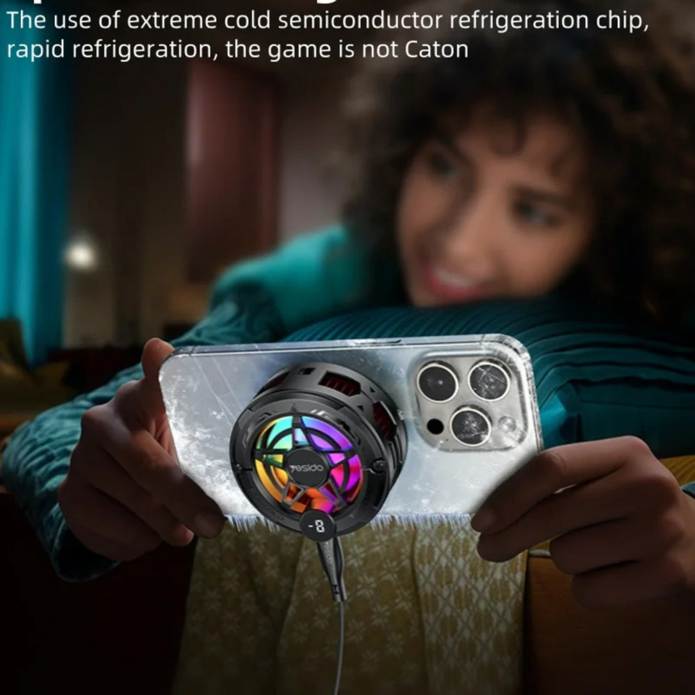 Chłodnica do telefonu Yesido C226, Szara