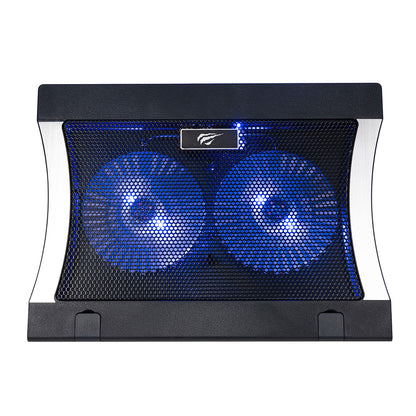 Cooler HAVIT F2051 dla Laptopa 9 cali - 17 cali, Czarny