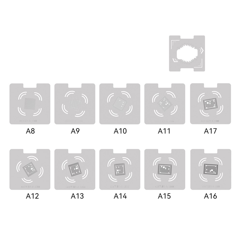Service Mat RF4 RF-PO32 with BGA Mesh (Model A8 - A17), 50cm x 20cm