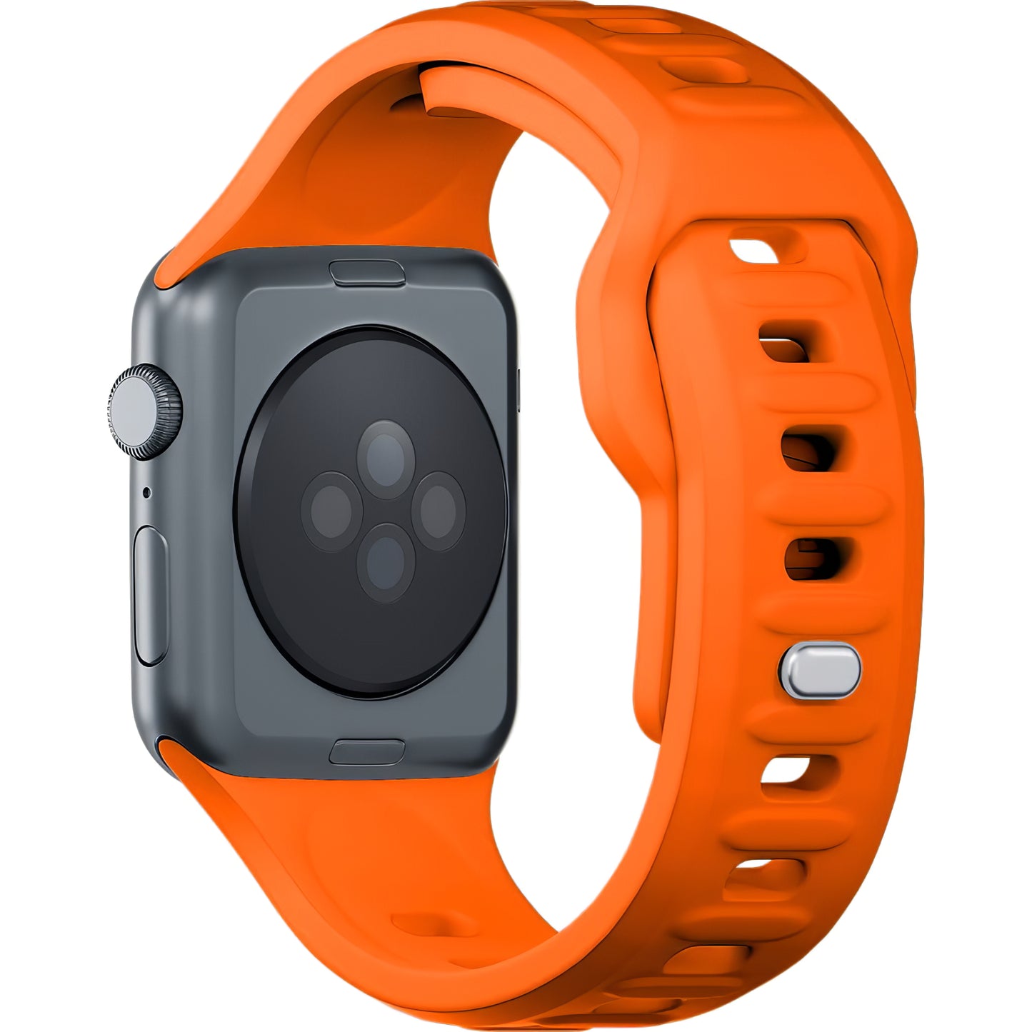 3MK Silikonowy pasek do Apple Watch 41mm / 40mm / 38mm, pomarańczowy 