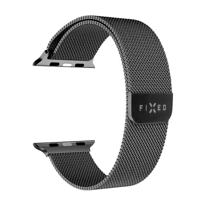 Pasek Fixed Mesh do Apple Watch 42mm / 41mm / 40mm / 38mm Series, Czarny
