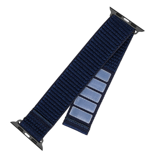 Pasek Fixed Nylon Sporty dla Apple Watch 42mm / 41mm / 40mm / 38mm Series, Granatowy