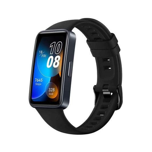 Pasek Fixed Silicone dla Huawei Band 10 / 9 / 8, Czarny