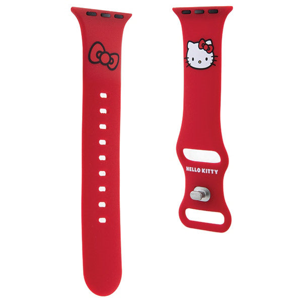 Pasek Hello Kitty Silicone Kitty Head do Apple Watch 42mm / 41mm / 40mm / 38mm Series, Różowy