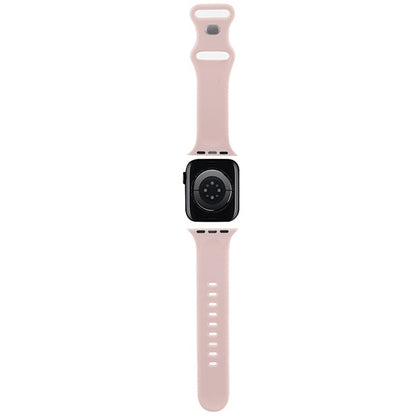 Pasek Hello Kitty Silicone Tags Graffiti do Apple Watch 42mm / 41mm / 40mm / 38mm Series, Różowy