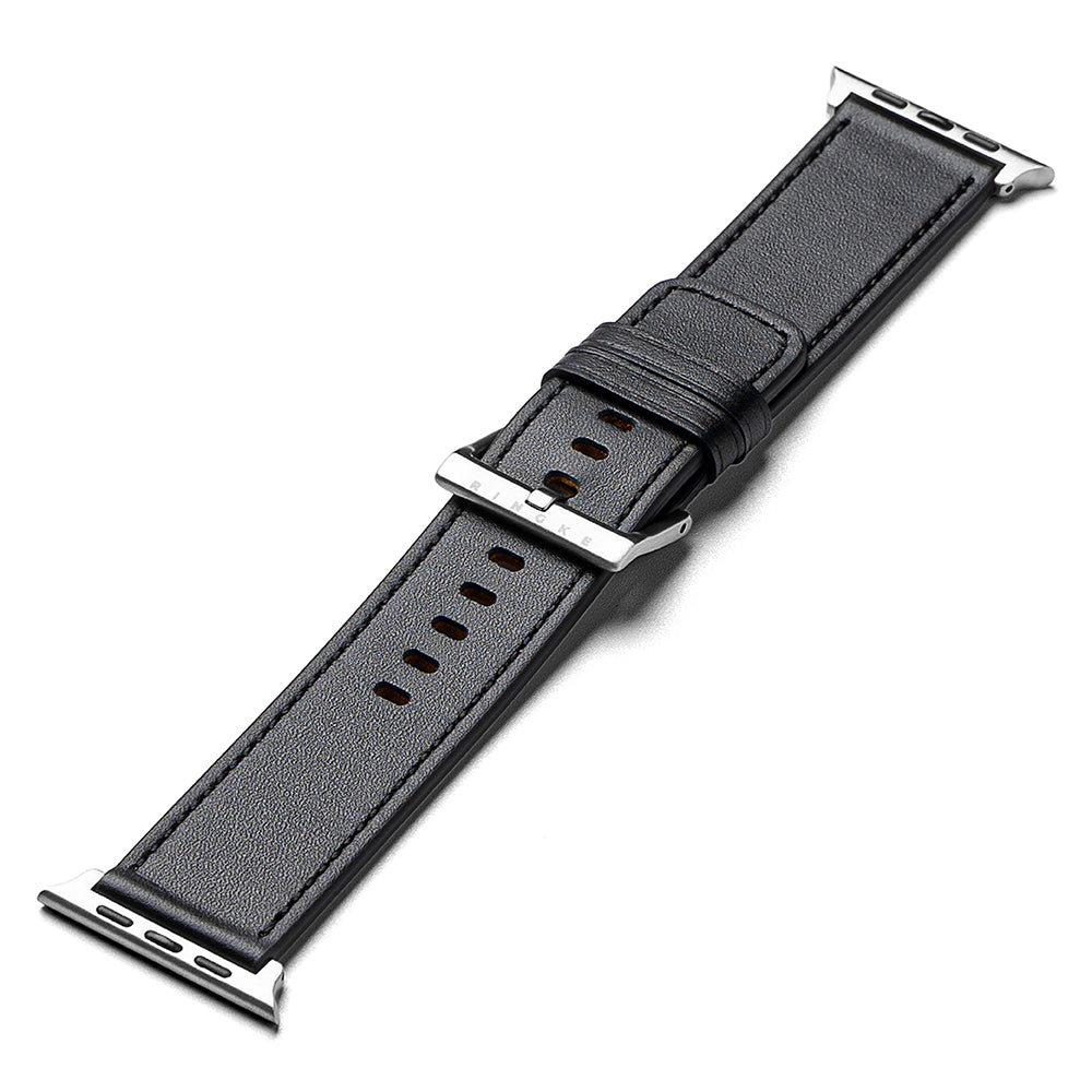 Pasek Ringke Leather One do Apple Watch 49mm / 46mm / 45mm / 44mm / 42mm Series, Czarny