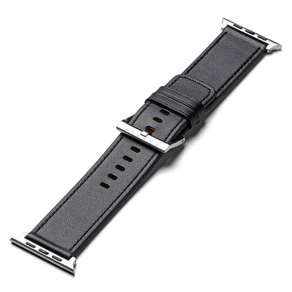 Pasek Ringke Leather One do Apple Watch 49mm / 46mm / 45mm / 44mm / 42mm Series, Czarny